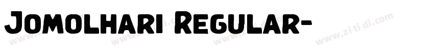 Jomolhari Regular字体转换 Jomolhari Regular字体转换